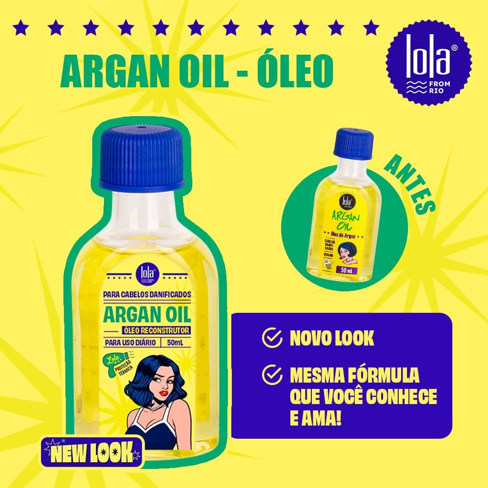 Argan Óleo Reparador 50ml , Lola Cosmetics