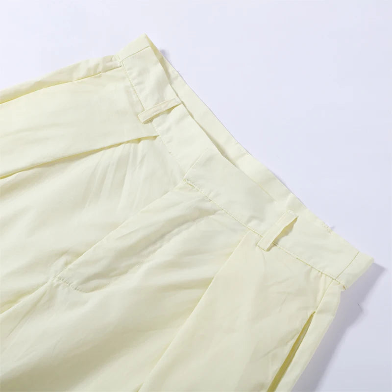 Conjunto Feminino de Corset e Calça Pantalona