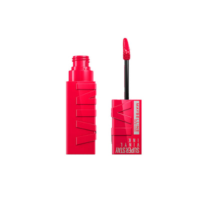 Batom Líquido Vinil Espelhado SuperStay Vinyl Ink Maybelline Cheeky 4,2ml