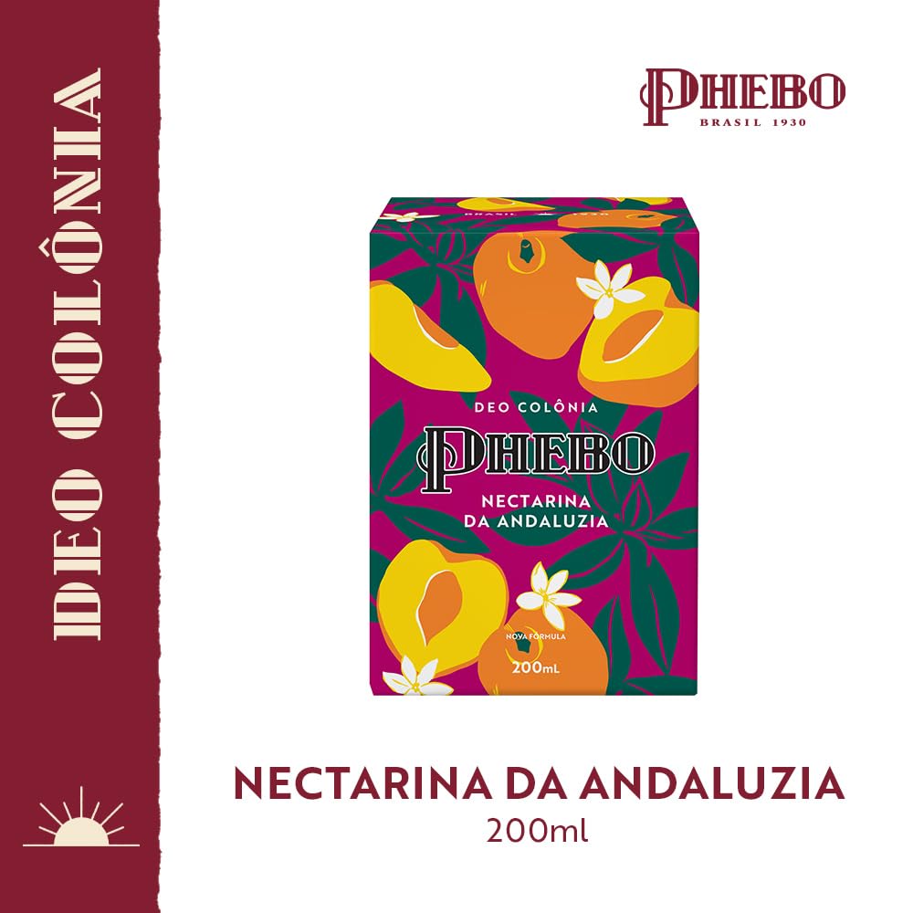PHEBO - Deo Colônia Limão Siciliano 200ml