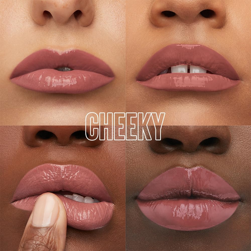 Batom Líquido Vinil Espelhado SuperStay Vinyl Ink Maybelline Cheeky 4,2ml