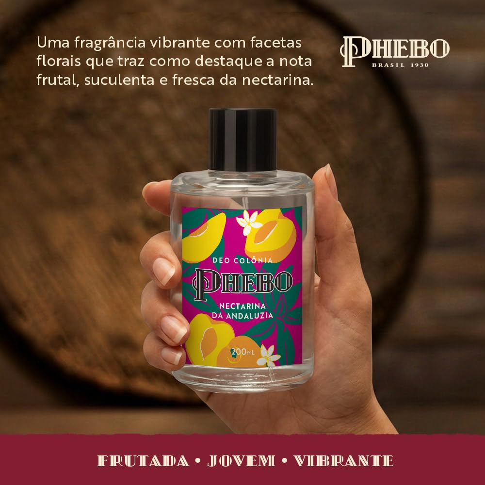 PHEBO - Deo Colônia Limão Siciliano 200ml