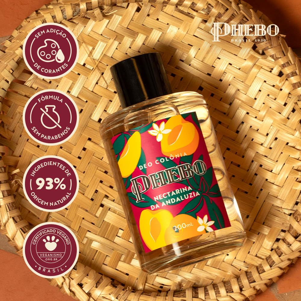 PHEBO - Deo Colônia Limão Siciliano 200ml