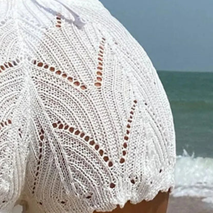 Short Feminino de Renda com Cintura Ajustável e Cordão – Várias Cores