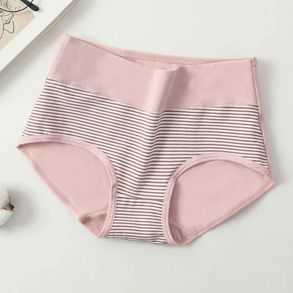 Kit 4 Calcinhas de Algodão com Cintura Alta