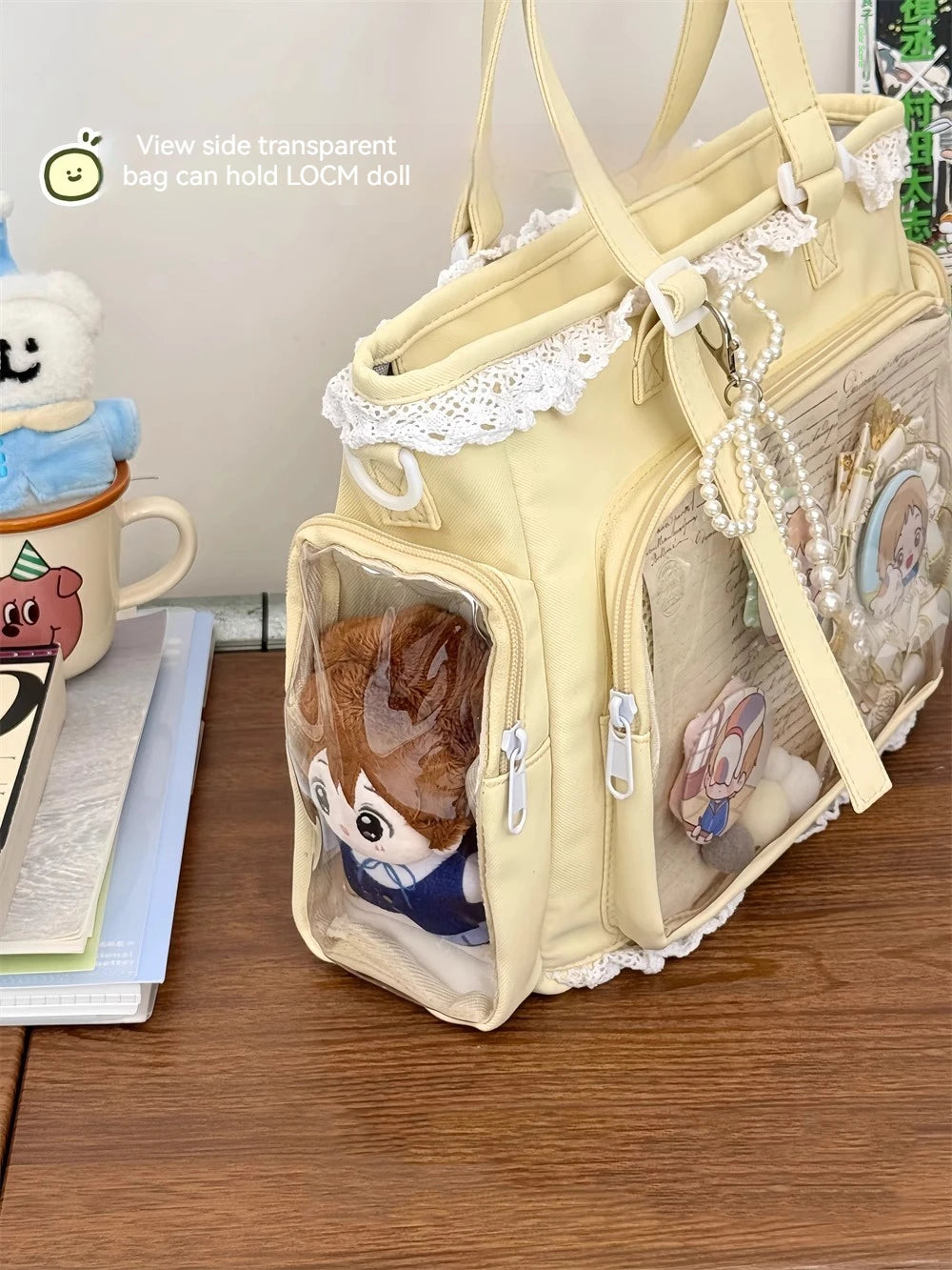 Bolsa Transversal Itabag em Poliéster