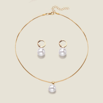 Conjunto Feminino de Colar e Brincos com Zircônias – Elegância Premium